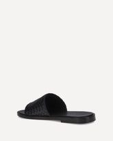 Intrecciato Sandals - BLACK | Base Blu