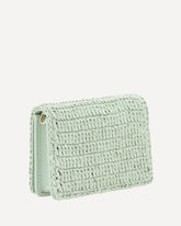 Raffia Card Holder - GREEN | Base Blu