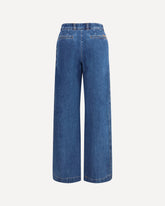 Straight Jeans with pinces - BLUE | Base Blu