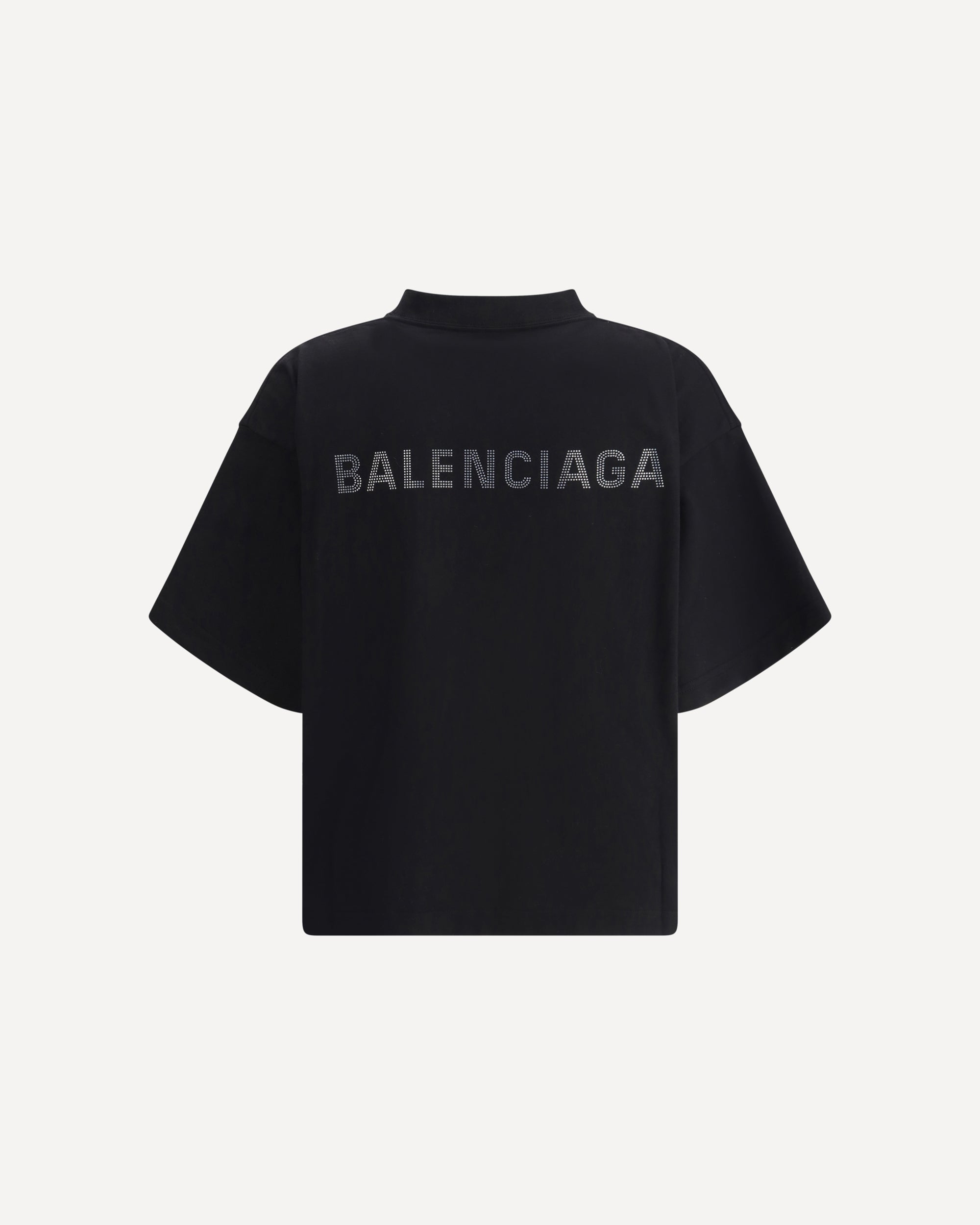 BALENCIAGA Turtleneck T-shirt BLACK | Base Blu