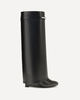 Leather Shark Boots - BLACK | Base Blu