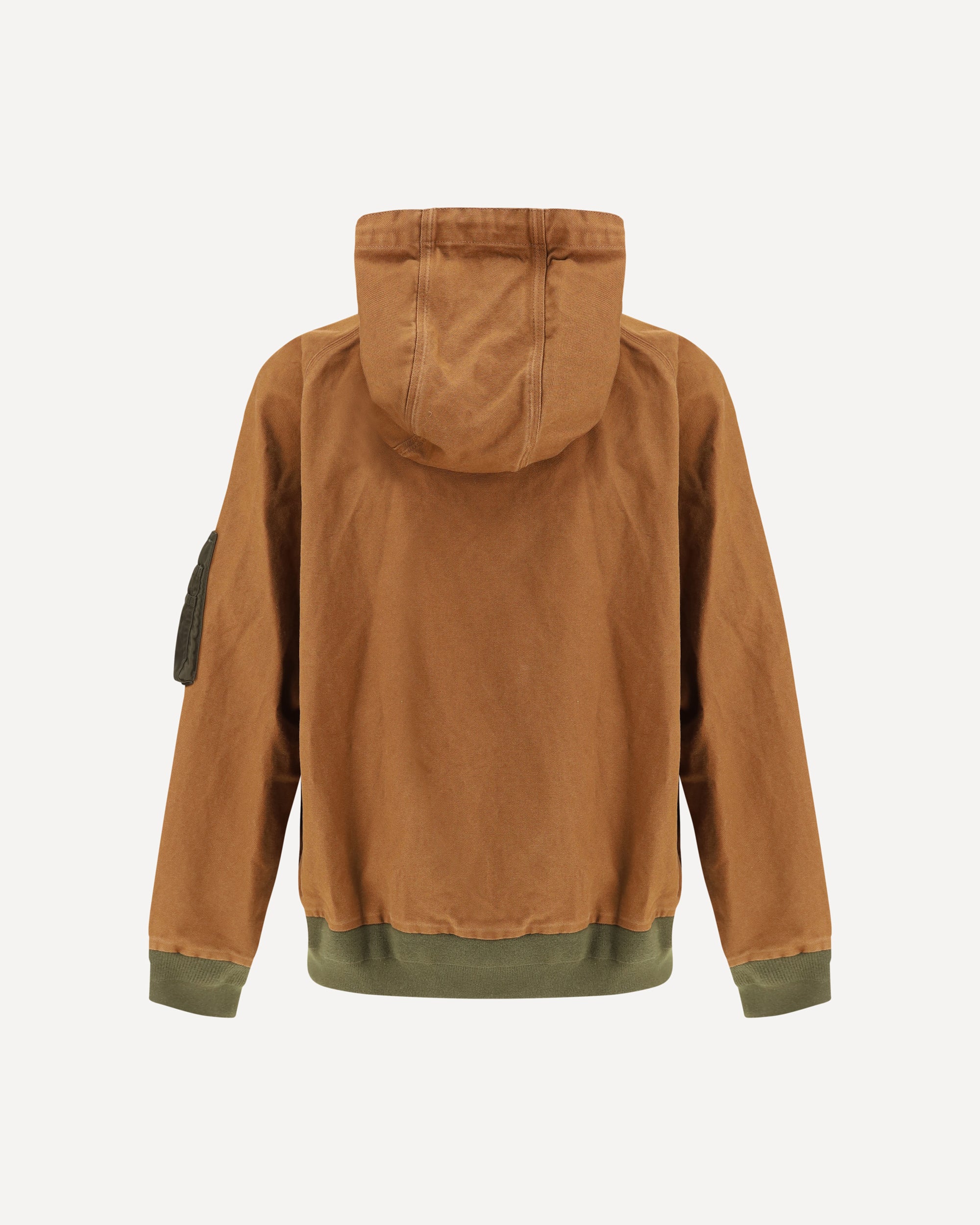 SACAI Washed Duck Hooded Blouson by Sacai x Carhartt WIP BEIGE