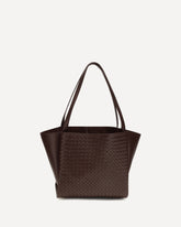 Corso Intrecciato Tote Bag - BROWN | Base Blu