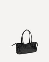 Le City East-West Shoulder Bag - BLACK | Base Blu