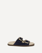 Suede Sandals - BLACK | Base Blu