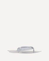 Satin flip-flop Sandals - GREY | Base Blu