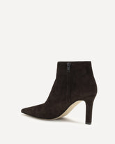 Squared Toe nappa leather ankle Boots - BROWN | Base Blu