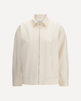 Mxppala Jacket in scuba jersey - CREAM | Base Blu