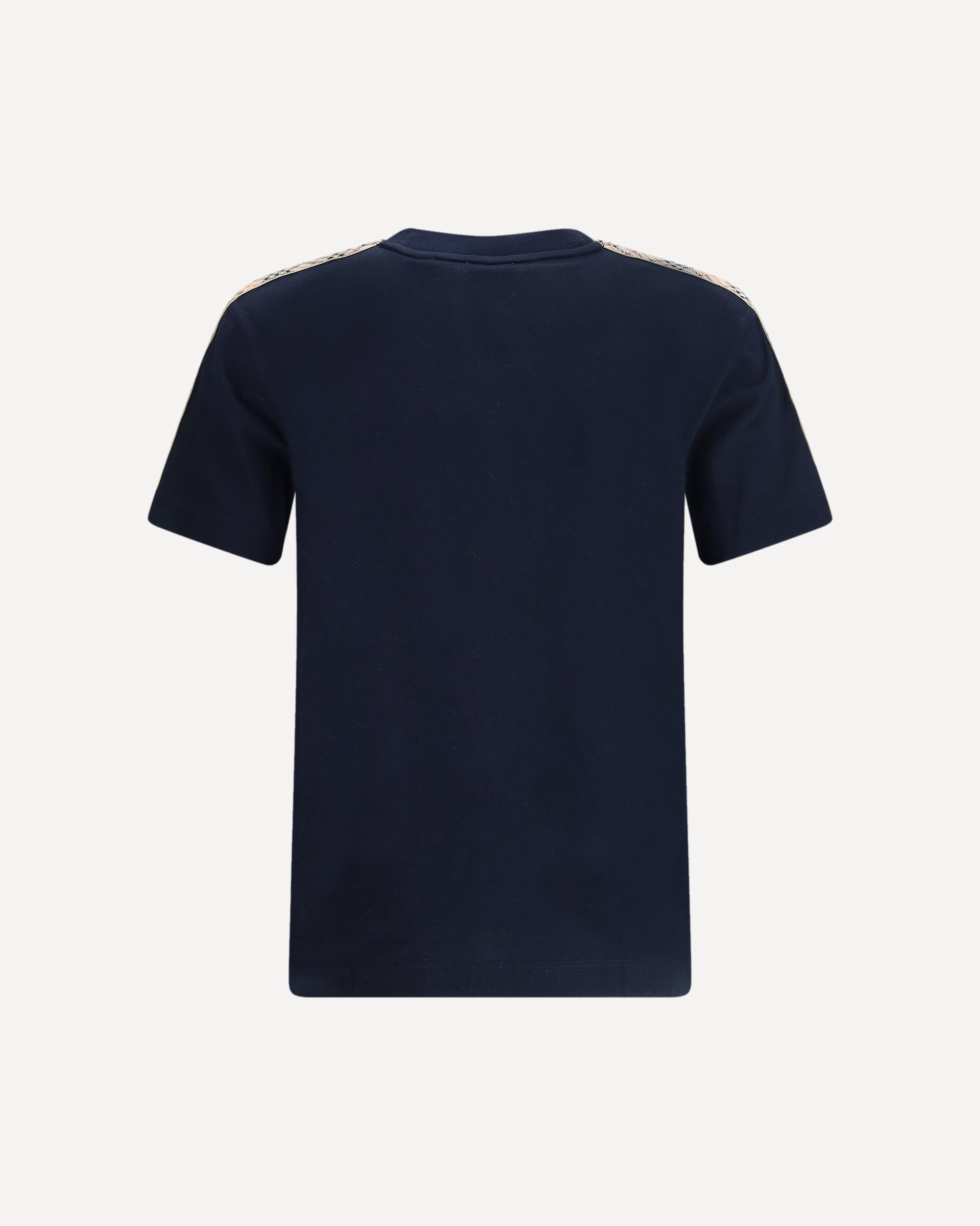 BURBERRY Short-sleeved T-shirt with a single Burberry Check stripe 