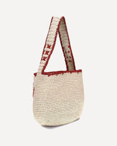 Medium Nassa Shoulder Bag - BEIGE | Base Blu