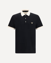 Polo with contrast trims - BLACK | Base Blu