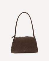 Le Bouledogue Shoulder Bag - BROWN | Base Blu