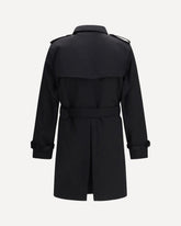 Trench Coat with removable padding - BLACK | Base Blu