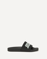 Slide Pool Slippers - BLACK | Base Blu