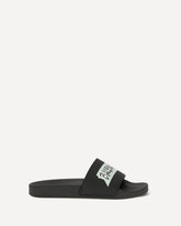 Slide Pool Slippers - BLACK | Base Blu