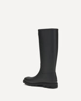 Downpour rubber high Boots - BLACK | Base Blu