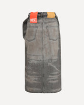 De-Morika-Fsi flared midi Skirt - GREY | Base Blu