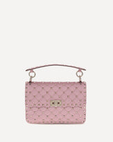 Rockstud top-handle Bag - PINK | Base Blu