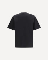 Cotton T-shirt with regular fit - BLACK | Base Blu