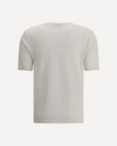 Knit T-Shirt - WHITE | Base Blu