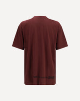 T-shirt a maniche corte in cotone girocollo - BORDEAUX | Base Blu