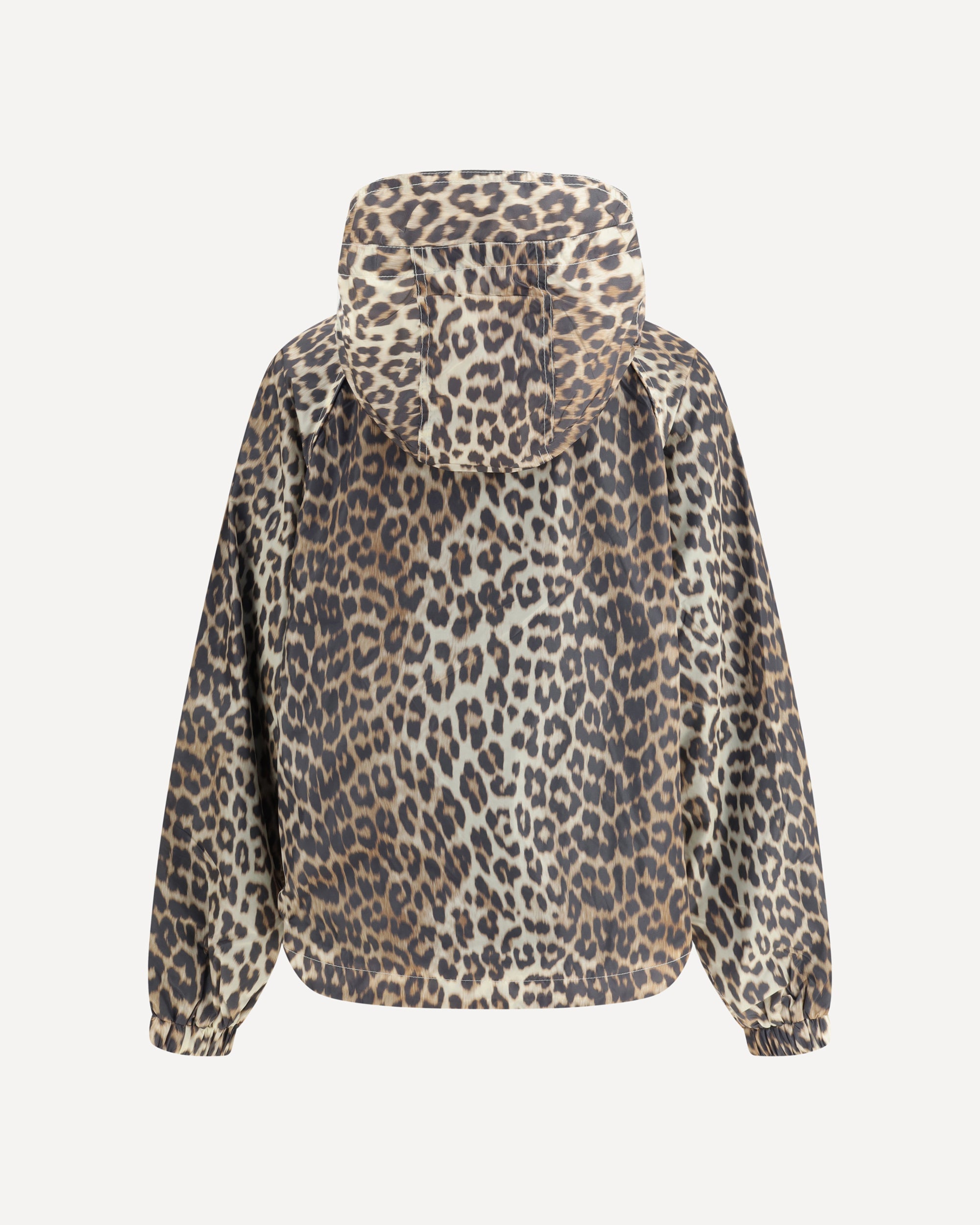 GANNI Leopard raincoat Jacket MULTICOLOUR | Base Blu
