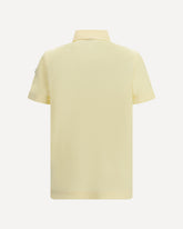 Cotton piqué Polo Shirt - YELLOW | Base Blu