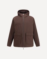 Piumino con cappuccio - MARRONE | Base Blu