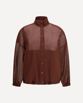 Camicia in organza di cotone - ROSSO | Base Blu