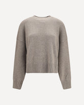Cashmere crew neck Sweater - BEIGE | Base Blu