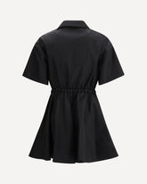 Nylon chemisier Dress -  Base Blu