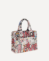 Borsa Tote in tela multicolore - MULTICOLORE | Base Blu