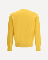 Crewneck long-sleeve Sweater - YELLOW | Base Blu