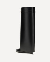 Leather Shark Boots - BLACK | Base Blu