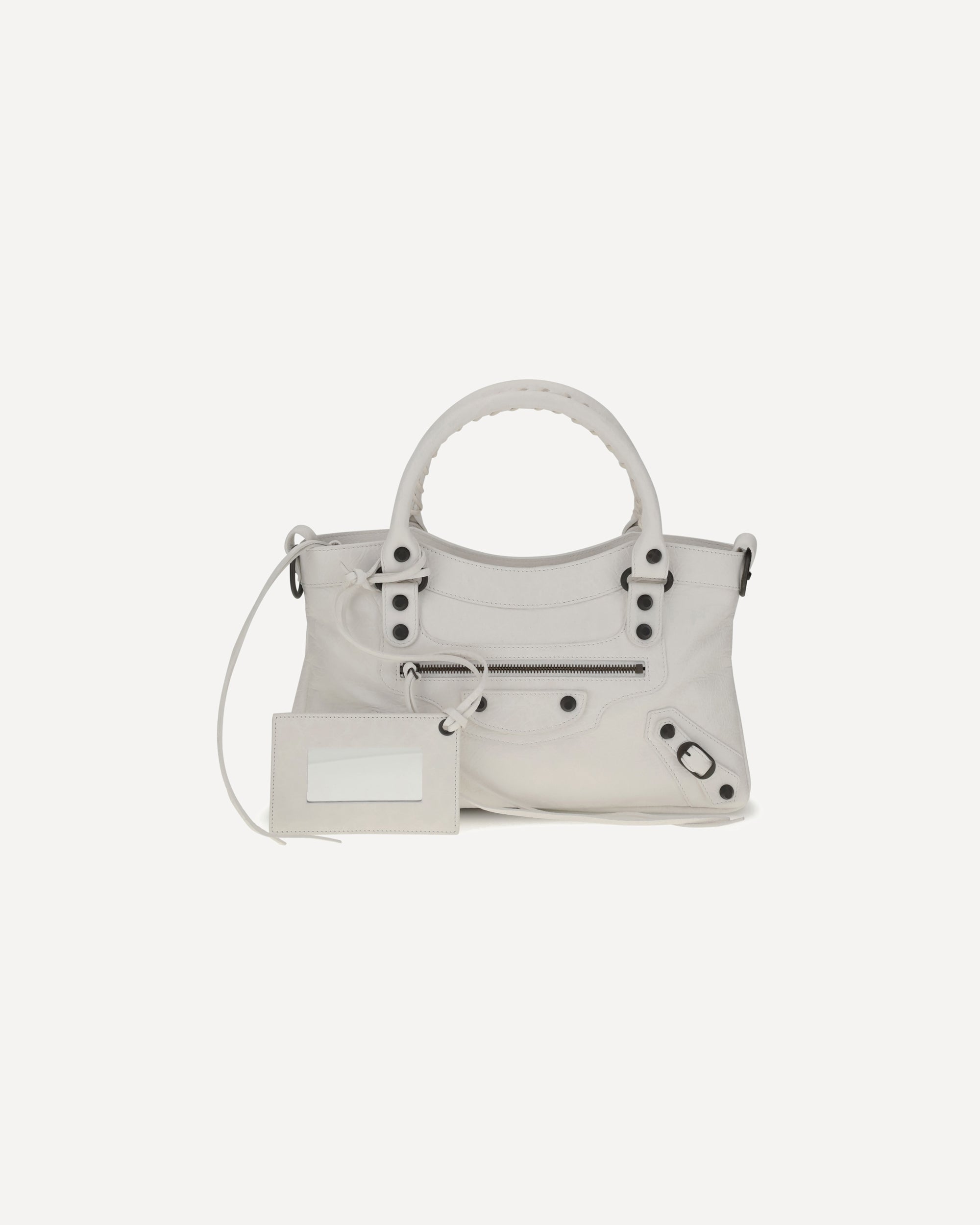 BALENCIAGA Le City First Handbag WHITE | Base Blu