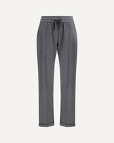 Pantaloni Track in felpa stretch con monile  - GRIGIO | Base Blu
