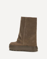 Double Face suede high Boots - BROWN | Base Blu