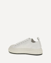 Platform canvas Sneakers - WHITE | Base Blu