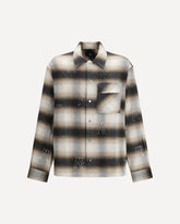Camicia All Over Initial Flannel - MULTICOLORE | Base Blu
