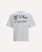 Script Skate T-shirt - WHITE | Base Blu