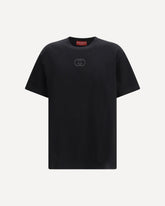 Cotton jersey T-shirt - BLACK | Base Blu