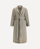 Cappotto monopetto in lana - MARRONE | Base Blu