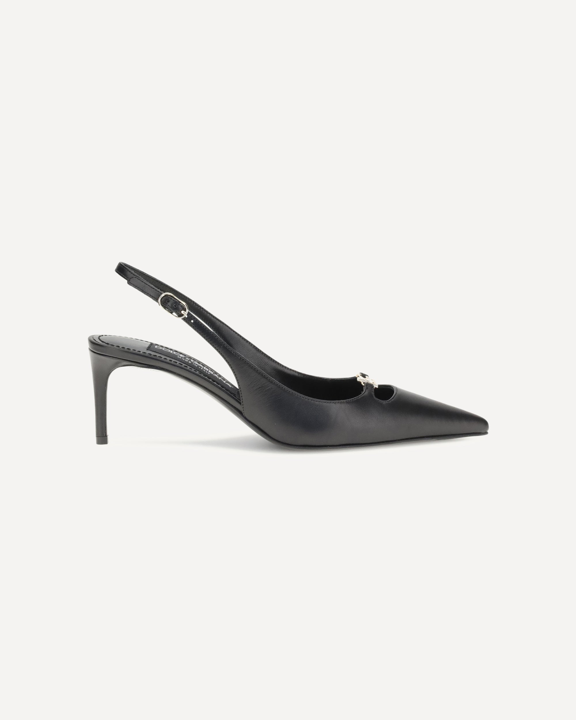 パンプス Dolce & Gabbana 'Lollo' Slingback DOLCE & GABBANA Lollo slingback Pumps BLACK | Base Blu