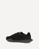 DG Athletic Sneakers in suede leather - BLACK | Base Blu