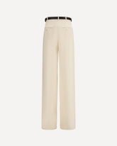 Elegant Pants with belt - CREAM | Base Blu