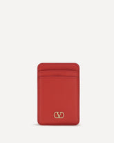Portacarte magnetico VLogo Signature - ROSSO | Base Blu