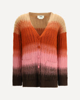Mohair and Wool Blend Cardigan - MULTICOLOUR | Base Blu