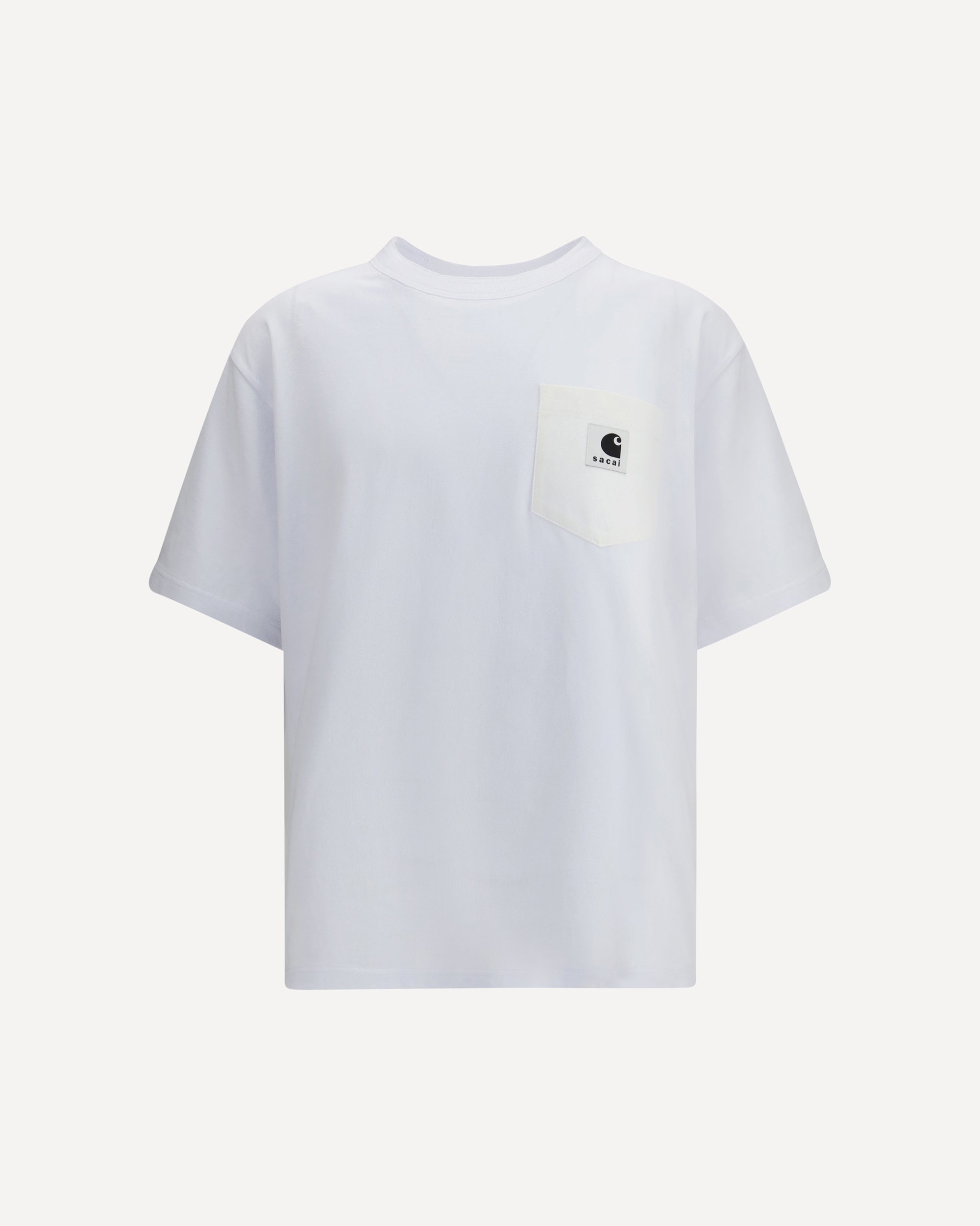 トップス sacai Carhartt WIP T-shirt 23AW Size 3 Carhartt x Sacai WIP T-shirt Black White Navy Light Blue