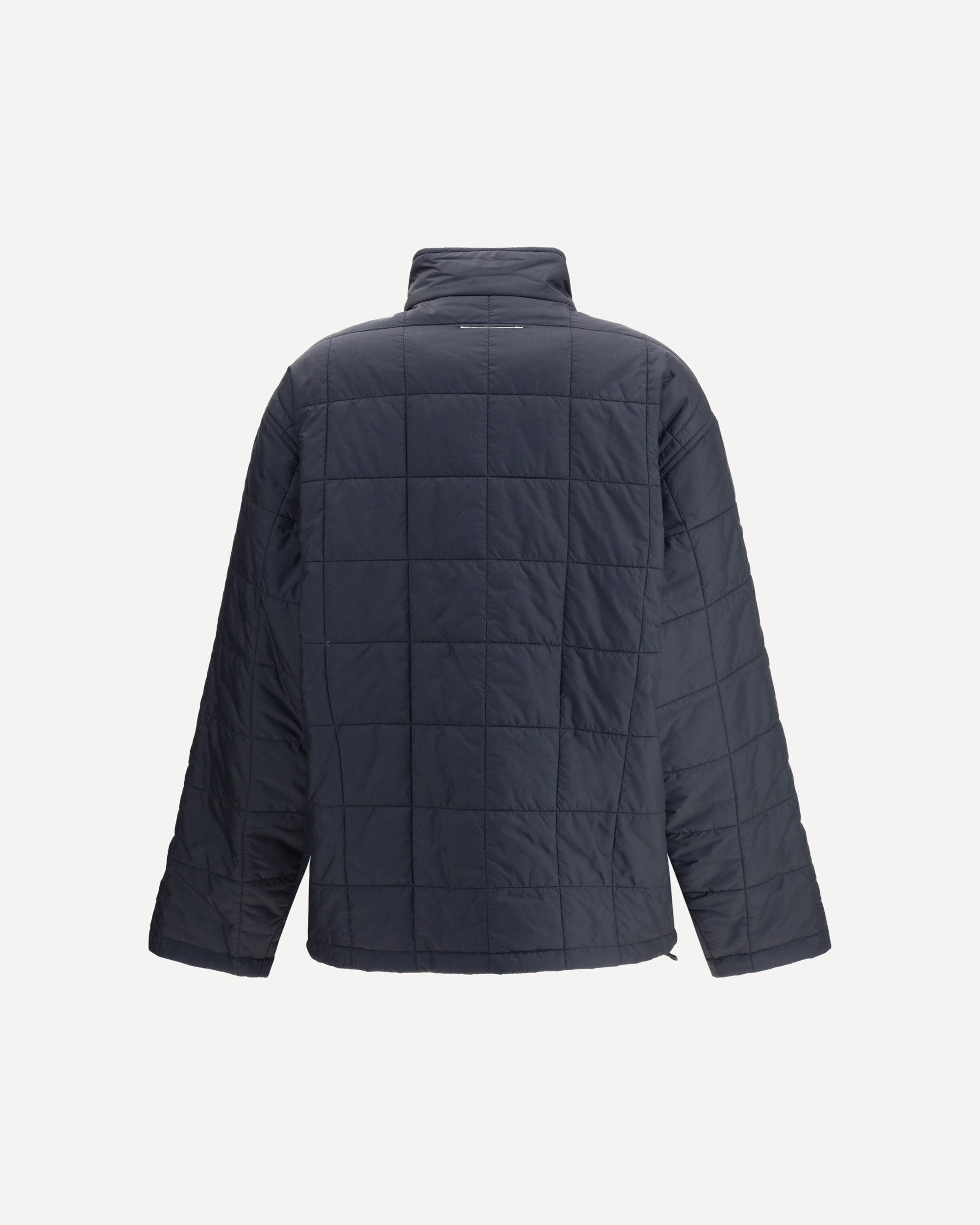 MM6 Quilted half zipped Jacket Salomon X MM6 BLACK | Base Blu
