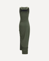 Long fitted Dress - GREEN | Base Blu